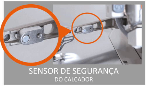 Sensor de segurança siruba calcador